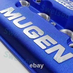 For MUGEN Style Engine Valve Cover For 1999 2000 Honda CIVIC SI Dohc VTEC Blue