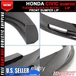 For Professional Grade Painted Black Front Bumper Lip Ready To Install Mugen