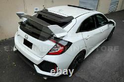 Fot 16-up Honda Civic Hatchback FK4 FK7 Mugen Style JDM Rear Roof Wing Spoiler