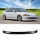 Front Bumper Lip Splitter Fits 1992-1995 Honda Civic Sedan, Mugen Style Unpainted