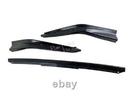 Front Bumper Lip Spoiler 22-26 Unpainted Fits Honda Civic 11th 4D 5D Mugen Type