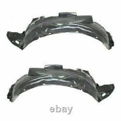 Front Engine Splash Shield + Fender Liners Set For 2006-2011 Honda Civic Coupe