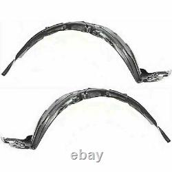 Front Engine Splash Shield + Fender Liners Set For 2006-2011 Honda Civic Sedan