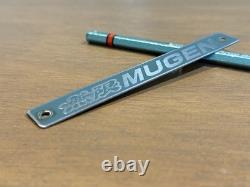 Genuine Honda Civic EG6 SR3 EK9 DC2 ITR JDM Emblem Badge Mugen 110mmx14mm Rare