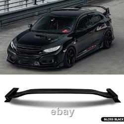 Gloss Black Rear Trunk Spoiler Wing For Honda Civic Hatchback Type R 2016-2021