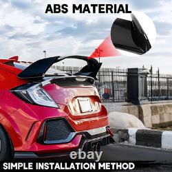 Gloss Black Rear Trunk Spoiler Wing For Honda Civic Hatchback Type R 2016-2021