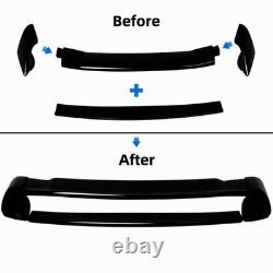 Gloss Blk Painted Rear Trunk Spoiler Wing JDM Mugen Style For Honda Civic 06-11