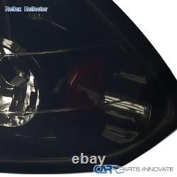 Glossy Black For Honda 06-11 Civic 4Dr Sedan Trunk Tail Lights Brake Rear Lamps
