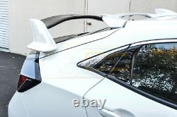 Glossy Black Rear Trunk Spoiler For 16-Up Honda Civic Hatchback Type R Style New