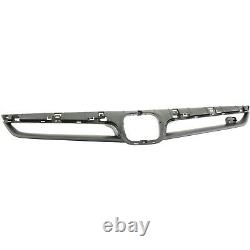 Grille For 2007-2008 Honda Civic Sedan Silver Plastic