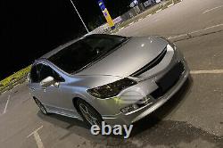 Grille Mugen For Acura CSX Honda Civic Sedan 2005-2008 Front Radiator Sport Mesh