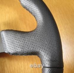 HONDA Steering Wheel 350mm Black Leather Civic Integra CRX Accord MUGEN MOMO JDM