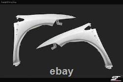 Honda Civic 06-11 Type R FN, FN2, FK, MUGEN, FRONT FENDERS, set of left-right