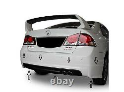 Honda Civic FD6 (2006-2011) Mugen Rear Bumper Extension Diffuser (Plastic)