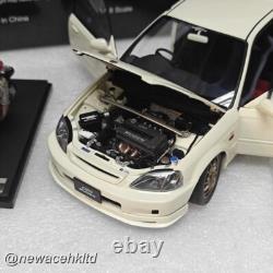 Honda Civic TYPE R (EK9) Mugen CHAMPIONSHIP WHTE MOTORHELIX 1/18 #M85025