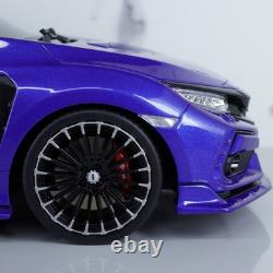 Honda Civic Type R Mugen FK8 by Otto 118 Scale Resin Model Car JDM Gift Blue
