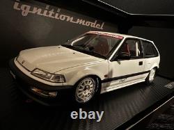 IG3126 1/18 Honda Civic EF9 SiR White ignition model MUGEN VTEC KANJO Style