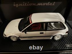 IG3126 1/18 Honda Civic EF9 SiR White ignition model MUGEN VTEC KANJO Style