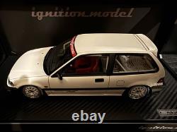Ignition Model 1/18 Honda CIVIC EF9 SiR White Mugen Kanjo Style IG3126