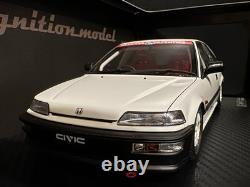 Ignition Model 1/18 Honda CIVIC EF9 SiR White Mugen Kanjo Style IG3126
