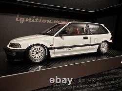 Ignition Model 1/18 Honda CIVIC EF9 SiR White Mugen Kanjo Style IG3126