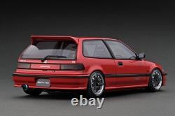 Ignition model IG3127 1/18 Honda CIVIC EF9 SiR Red Mugen CF-48 14-inch wheels