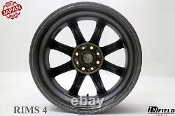 JDM 15 MUGEN NR 15x6.5 +50 4x100 RIMS HONDA CIVIC EF EG EK JAZZ FIT CRX #E3912