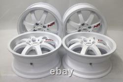 JDM 15 MUGEN NR 15x6.5J +45 4x100 RIMS HONDA CIVIC EF EG EK JAZZ FIT CRX #E3944