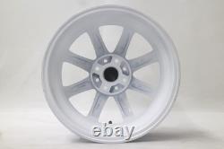 JDM 15 MUGEN NR 15x6.5J +45 4x100 RIMS HONDA CIVIC EF EG EK JAZZ FIT CRX #E3944