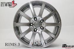 JDM 17 MUGEN NR 17x7 +53 5x114.3 RIMS HONDA INTEGRA CIVIC ACCORD PRELUDE #M5082