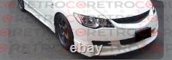 JDM HONDA Civic Fd6 Front Bumper Lip For Mugen STYLE PLASTIC 2006 2009 Unpainted