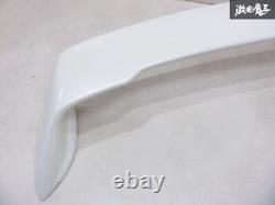 JDM MUGEN Honda ACURA CIVIC FD2 CSX TRUNK SPOILER WING OEM WHITE NH609P USED