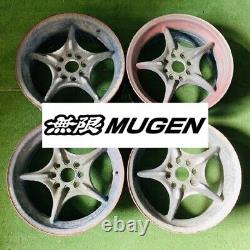 JDM MUGEN RNR 15inch 6.5J+45 100×4 Set4 wheels japan Racing honda civic dc2