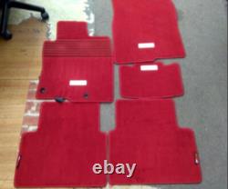 JDM MUGEN Red Floor Mat Set HONDA CIVIC FK8 TYPE R Genuine Used