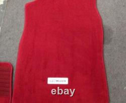 JDM MUGEN Red Floor Mat Set HONDA CIVIC FK8 TYPE R Genuine Used