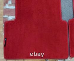 JDM MUGEN Red Floor Mat Set HONDA CIVIC FK8 TYPE R Genuine Used