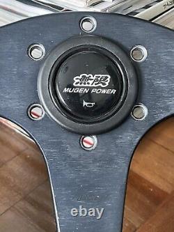 JDM Mugen Racing II Steering wheel HONDA CIVIC EF9 CRX EG6 EK9 INTEGRA DC2 DB8