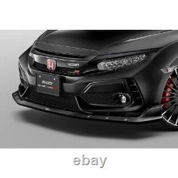 JDM OEM HONDA CIVIC FK8 Type-R MUGEN FRONT UNDER SPOILER CRYSTAL BLACK 2017-2020