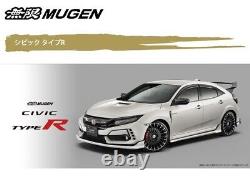 JDM OEM HONDA CIVIC FK8 Type-R MUGEN FRONT UNDER SPOILER CRYSTAL BLACK 2017-2020