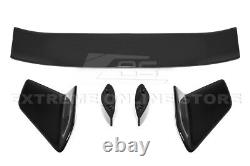 JDM Type-R Style GLOSSY BLACK Rear Trunk Wing Spoiler For 16-21 Civic Hatchback