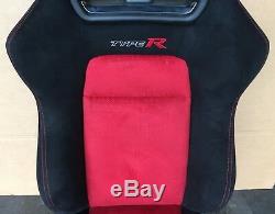 Jdm 06-11 Honda CIVIC Typer Ctr Fd1 Fd2 Oem Rhd Rh Type-r Mugen Red Black Seat
