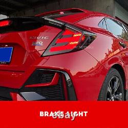 LED Tail Lights For Honda Civic Hatchback 2017-2020 Mugen FK7 FK8 4pcs Rear Lamp