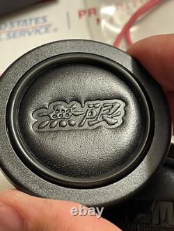 Leather Horn Button for MOMO Steering Wheel For Honda Civic Integra Type Mugen