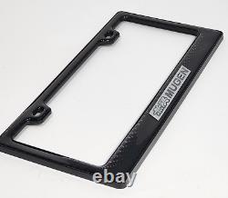 License Plate Frame Cover Carbon Fiber Look For Honda Acura CIVIC Si Mugen 3