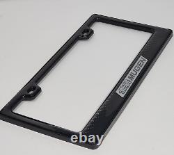 License Plate Frame Cover Carbon Fiber Look For Honda Acura CIVIC Si Mugen 33