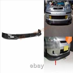 Lip Chin Spoiler Carbon Fiber For Honda Civic EK 1996-2000 Mugen Front Bumper