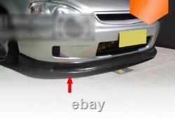 Lip Chin Spoiler Carbon Fiber For Honda Civic EK 1996-2000 Mugen Front Bumper