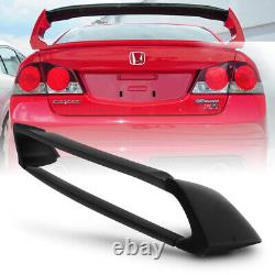 MG Style Trunk Lip ABS Spoiler Wing For 2006-2011 Honda Civic 4-Door Sedan