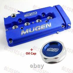 MUGEN Engine Valve Cover with Oil Cap For Honda Civic B16 B17 B18 VTEC B18C DOHC