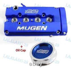 MUGEN Engine Valve Cover with Oil Cap For Honda Civic B16 B17 B18 VTEC B18C DOHC